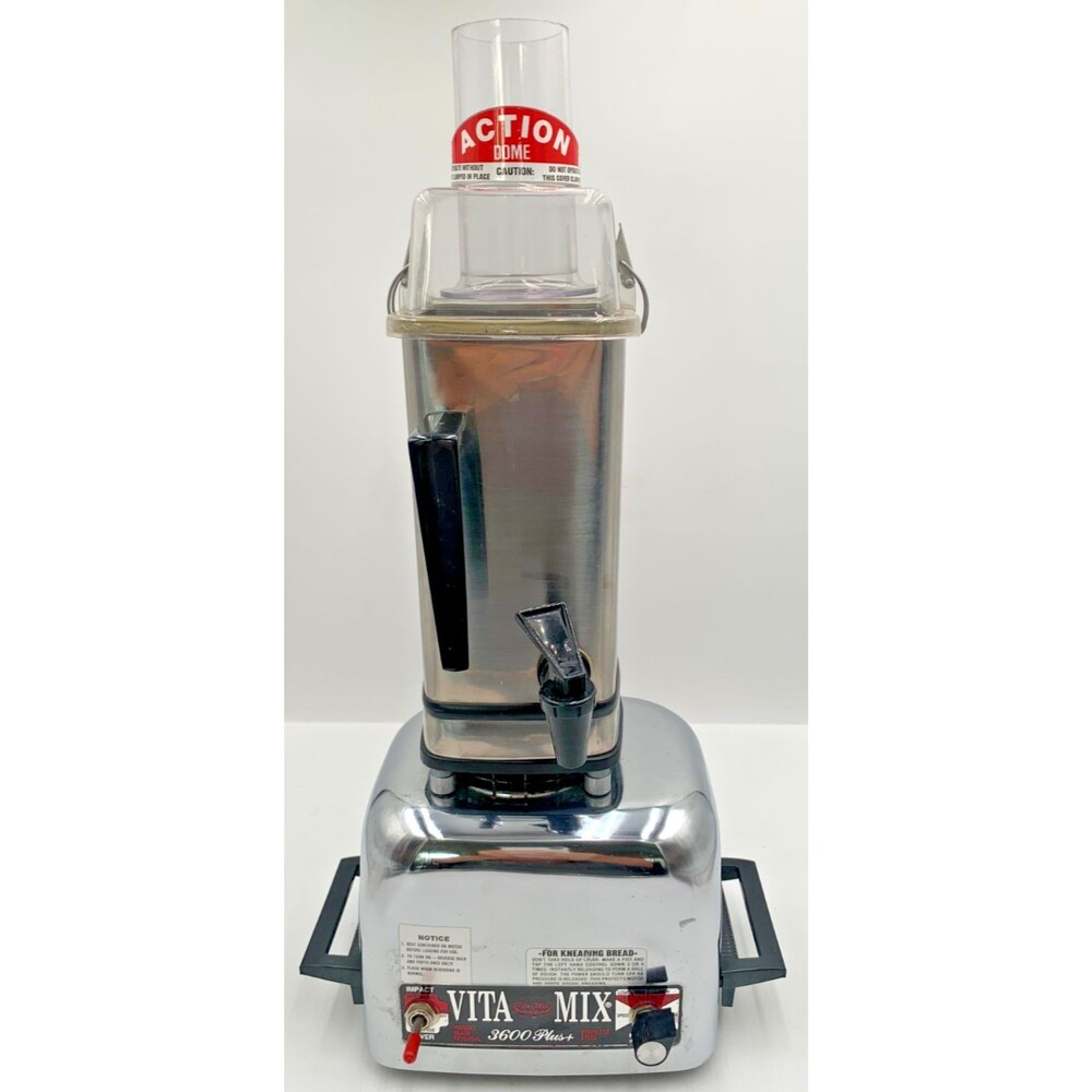 Vintage Vitamix 3600 Plus Blender Stainless Steel, 1980's Vita-Mix Model 479043
